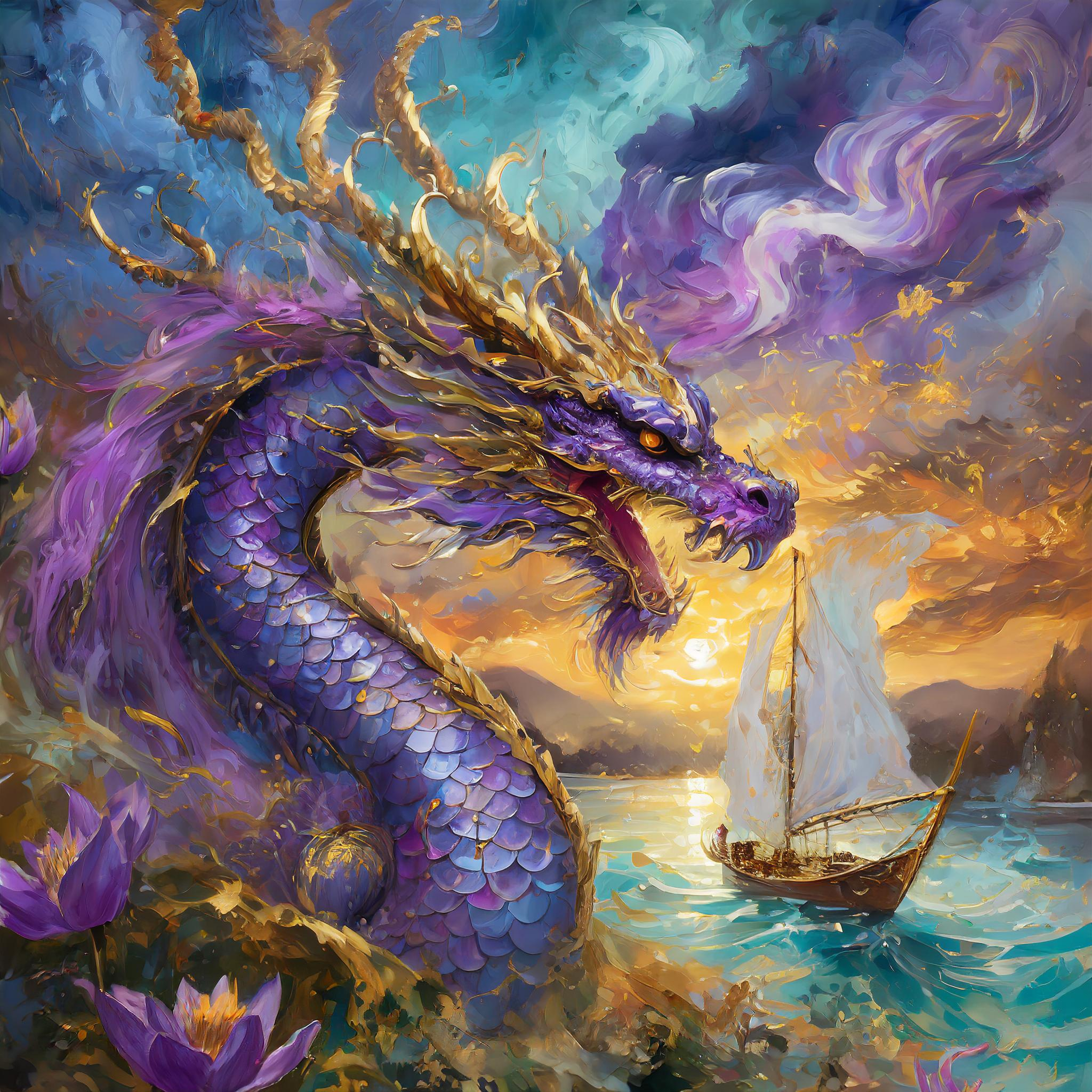 Dragon Sailboat