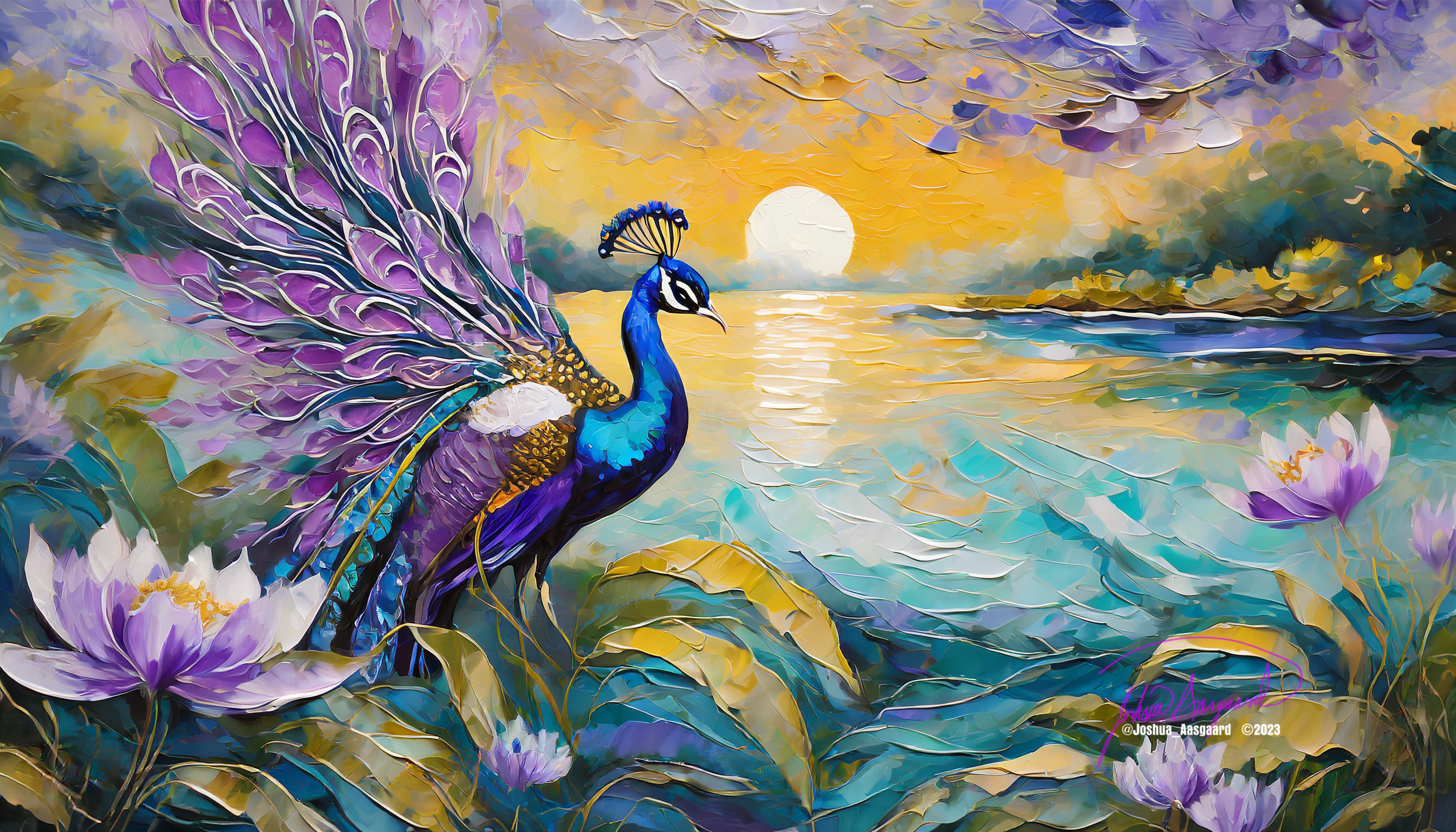 Peacock 38 - At Sunset